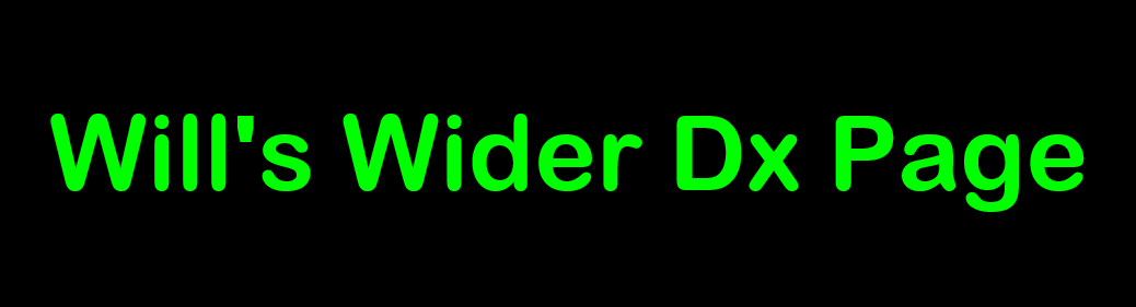 Will's Wider DX